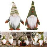 Figurine Elfe de Noël Vert Vieil Homme Sans Visage