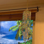 Carillon à vent en verre de cristal Aurora