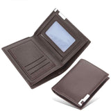 Portefeuille Court à Bords en Fer