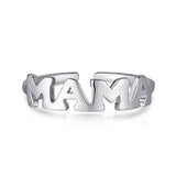 Bague mère en argent sterling