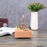 Boîte à musique en bois pour enfants ou amis