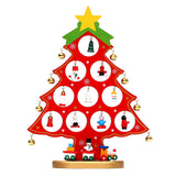 Mini Ensemble d’Arbre de Noël en Bois de Bricolage
