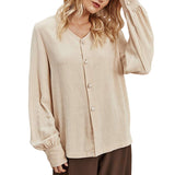 Chemise ample à boutonnage simple