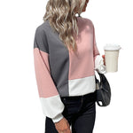 Sweat gaufré color block