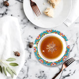 🌸Dessous de verre en forme de diamant (Mandala)