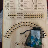 Jeu de plateau de dés de baseball