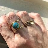 Bague Or Turquoise Naturelle