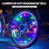 Lumières de Roue de Vélo Rechargeables