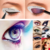 Modèle de maquillage pour les yeux Sticker