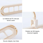 Rotation Des Cintres Pliants Antidérapants