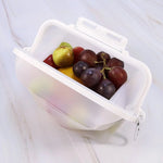 Boîte de rangement pliable en silicone pour aliments