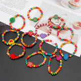 Bracelets en Bois Colorés