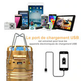 Lanterne de camping multifonction 6 en 1