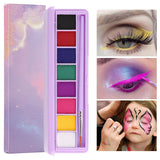 Palette de maquillage fluorescent soluble dans l'eau