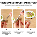Coupe-fil multifonctionnel en acier inoxydable pour crevettes (2 pièces)