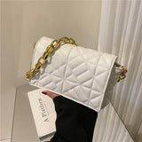 Sac à bandoulière à une épaule avec chaîne à la mode