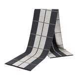 Écharpe à Carreaux en Faux Cachemire