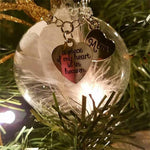Ornements De Boule De Plumes De Noël