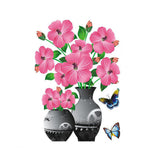 Autocollant Vase 3D
