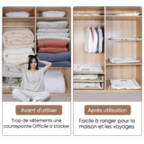 Sac de Rangement à Compression Sous Vide