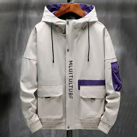 Veste imperméable à capuche imperméable pour homme