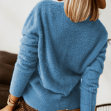 Cardigan à boutons en métal