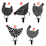 Ornement de poulet simulé pour la cour