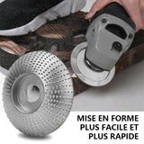 Roue de façonnage d'angle en bois