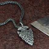 Collier lance d'Odin avec symbole Vegvisir