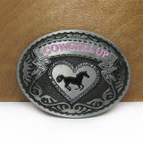 boucle de ceinture en alliage de chapeau de cowboy