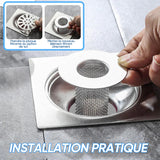 Crépine de Siphon de Sol en Acier Inoxydable