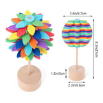 🎁 Jouet de Soulagement du Stress en Bois Lollipop