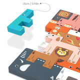 Puzzle de Blocs Russes en Bois