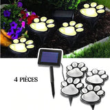 Lampe de jardin solaire à griffes d'ours