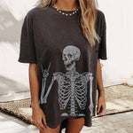 T-shirt Ample Á Imprimé