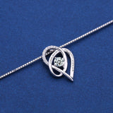 Colliers de lettres en forme de coeur pour maman