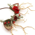 Bandeau de costume en bois de cerf