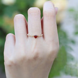 Achetez-en 1, obtenez-en 1 gratuit - Bague coeur rubis