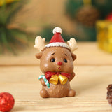 Ornements de père Noël animaux faits à la main