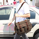 SAC MESSAGER FASHION VINTAGE EN TOILE POUR HOMME