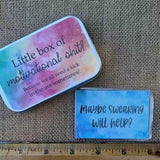 Cadeau de cartes de motivation drôle