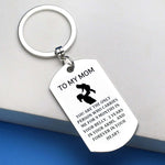 TO MY MOM Porte-clés, Collier