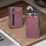 Porte-cartes pop-up automatique à poussée latérale