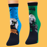 Chaussettes d'Halloween pour femme(6 paires)