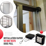 Ferme-porte automatique à capteur sans perforation