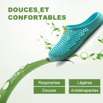 Pantoufles d'été, Chaussures de Plage pour Hommes Femmes
