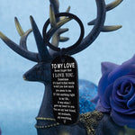 TO MY LOVE - Porte-clés motivant en acier inoxydable