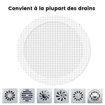 Attrape-cheveux jetable pour le drain de douche