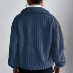 Veste en peluche à revers