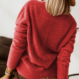 Cardigan à boutons en métal